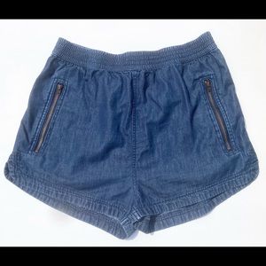 Forever 21 Faux Denim Shorts (Size Small)